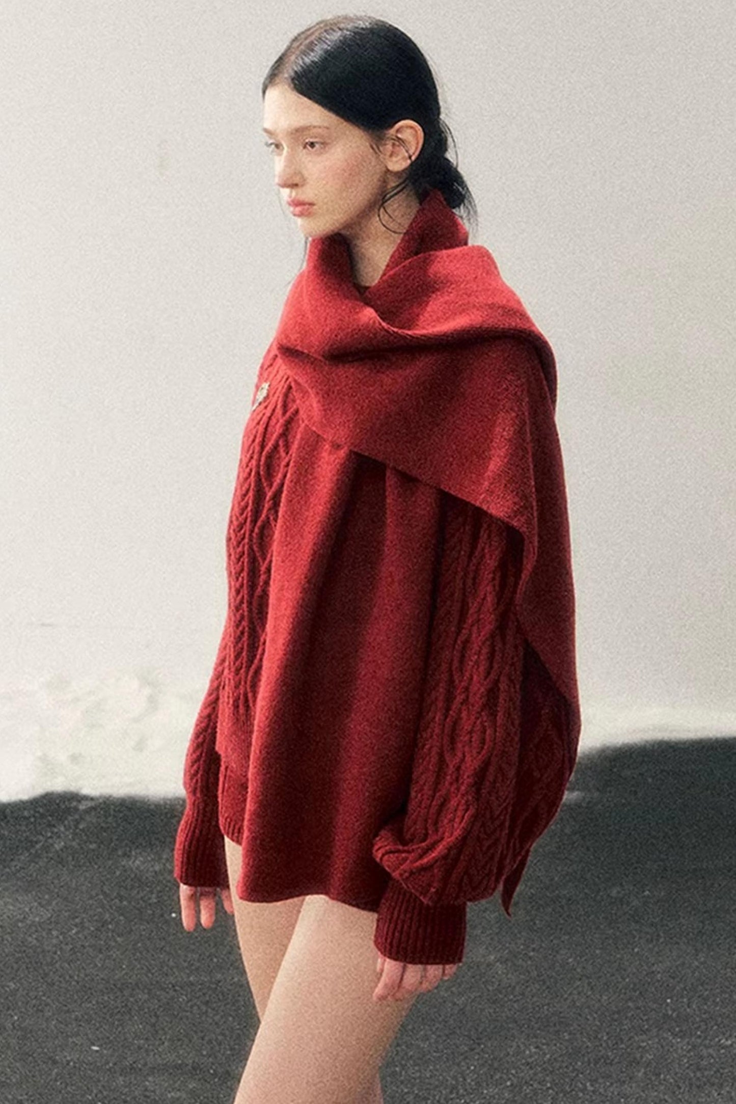 Zurich Knit Sweater Shorts Set-Up