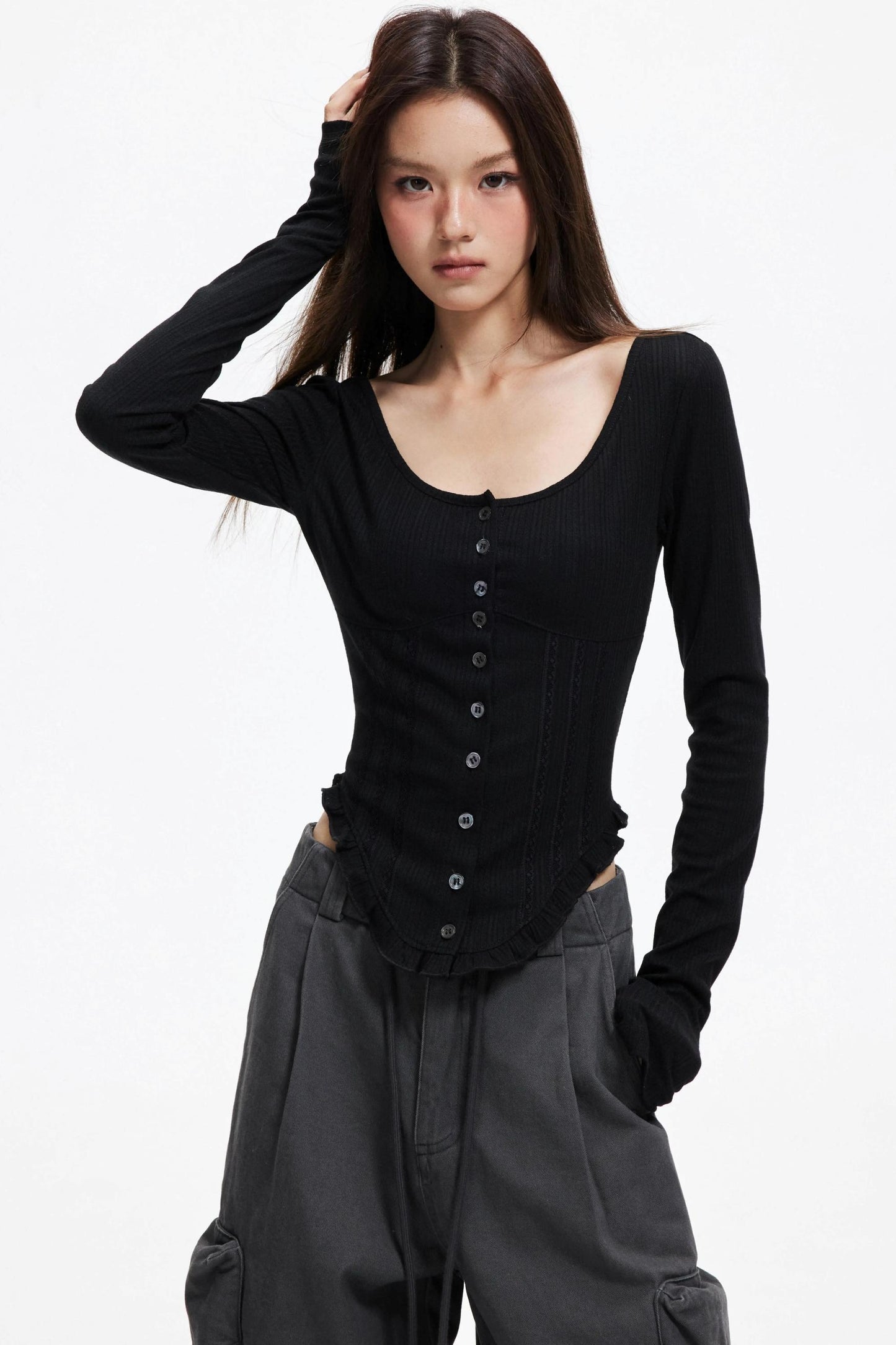 Hot Jacquard Knitted Sweater