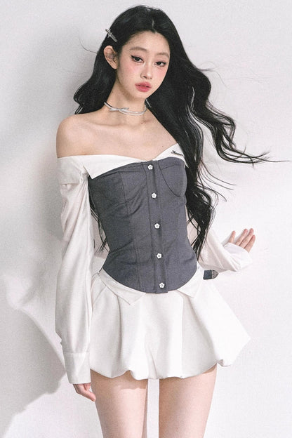 Slimming Hot Girl One-Shoulder Tops