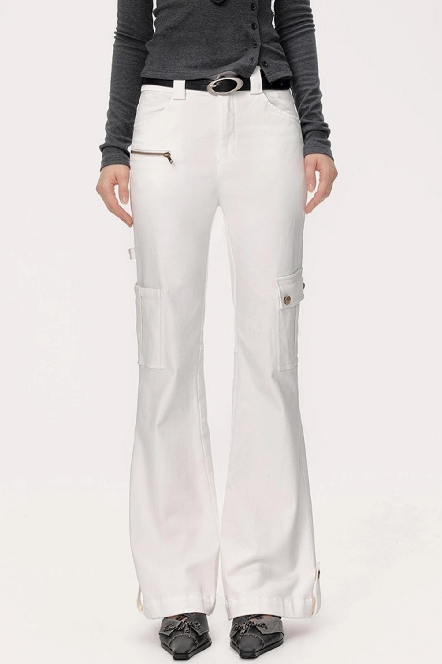 Retro Bootcut Cargo Pants