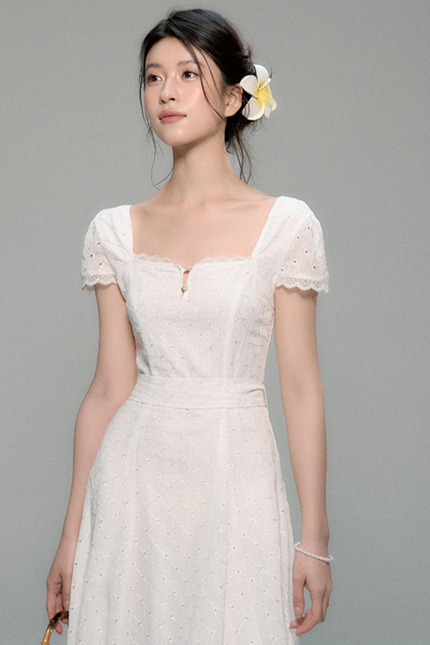 Elegance White Dress