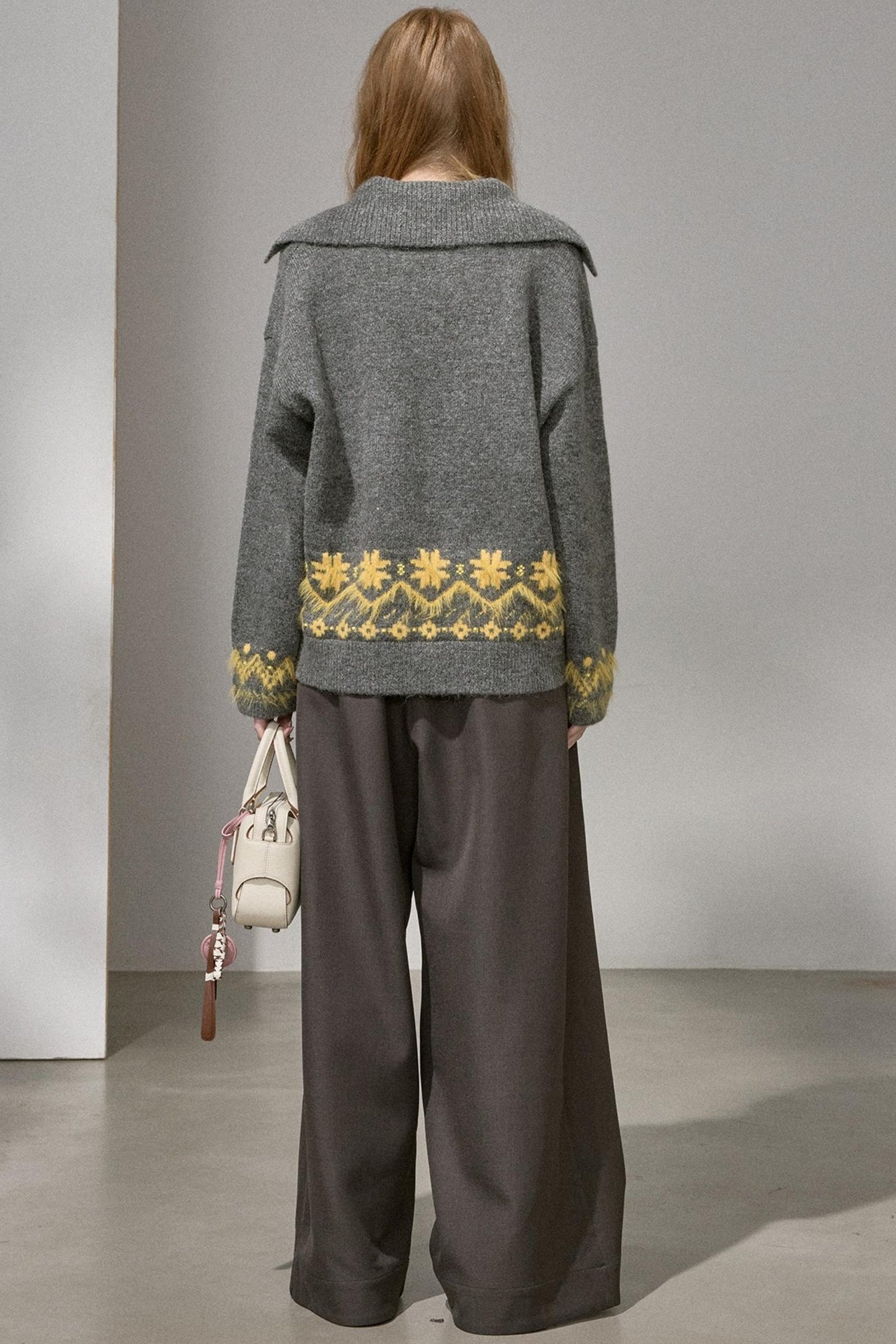 Fair Isle Vintage Embroidered Sweater