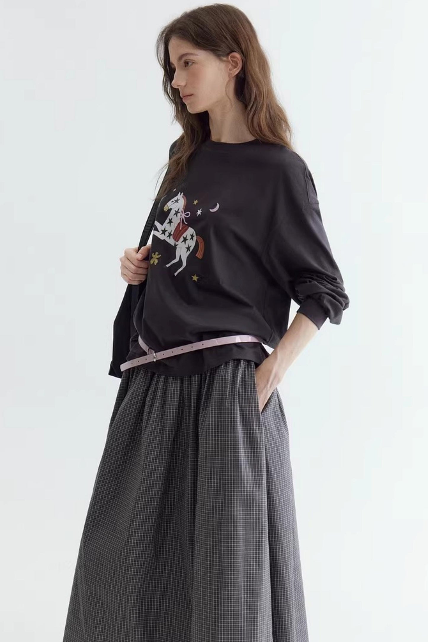 Star Pony Embroidered T-Shirt