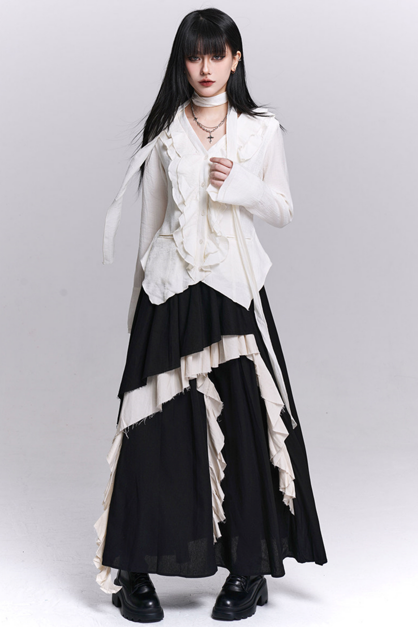 Black Ghostly Top Set