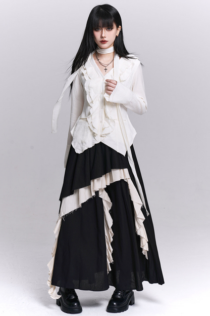 Black Ghostly Top Set