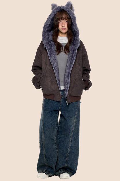 Soft Suede Chain Jacket