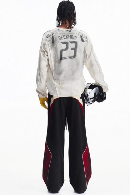 Sporty Loose Crew Neck Top