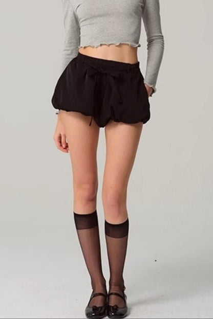 Pumpkin Bow Shorts