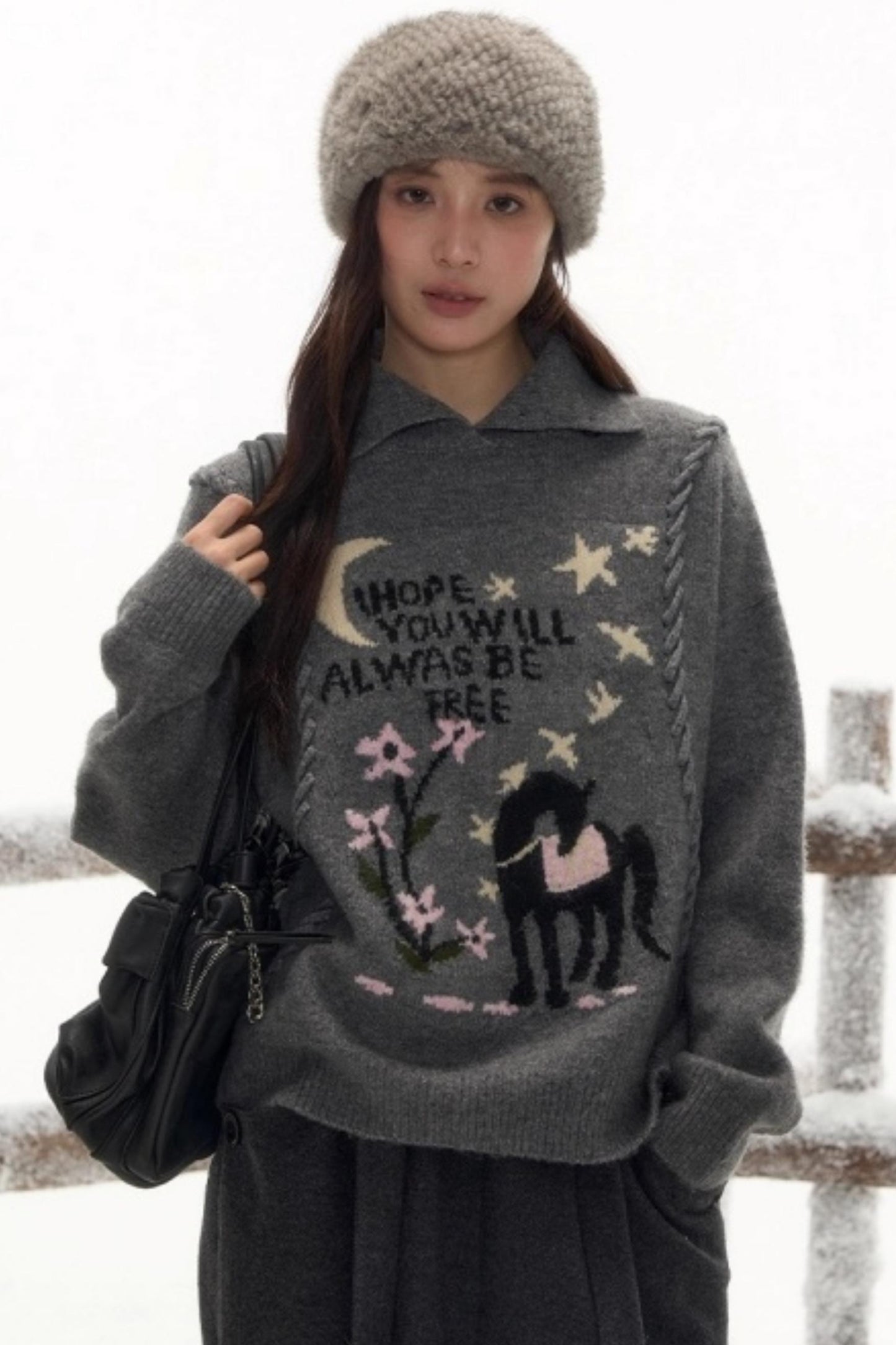 Free-Spirited Knit Sweater