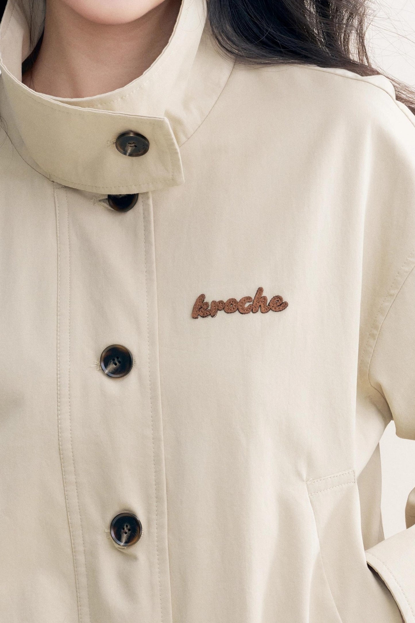 Geek Chic Lace Trench Coat