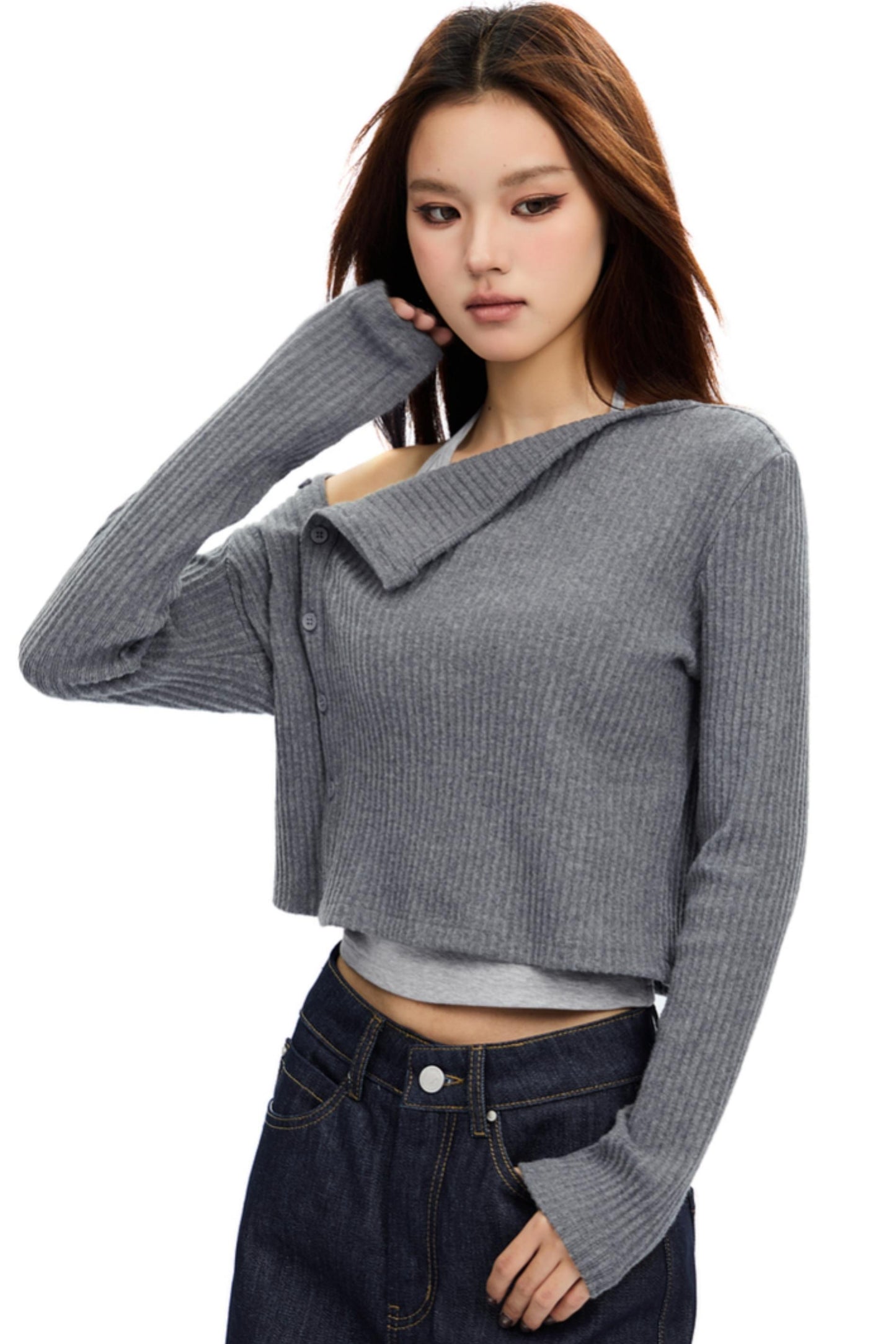 Brushed Knitted Top