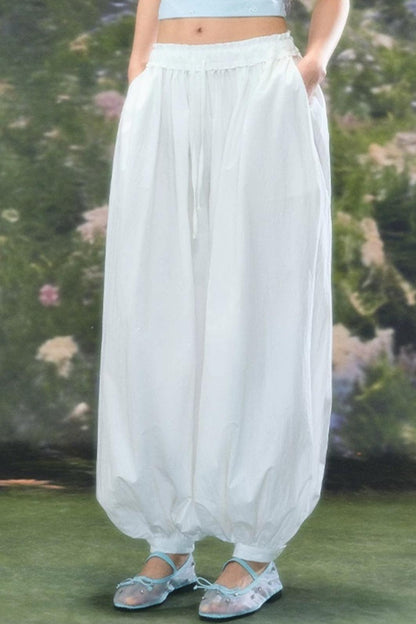 한국풍 블루머 랜턴 팬츠