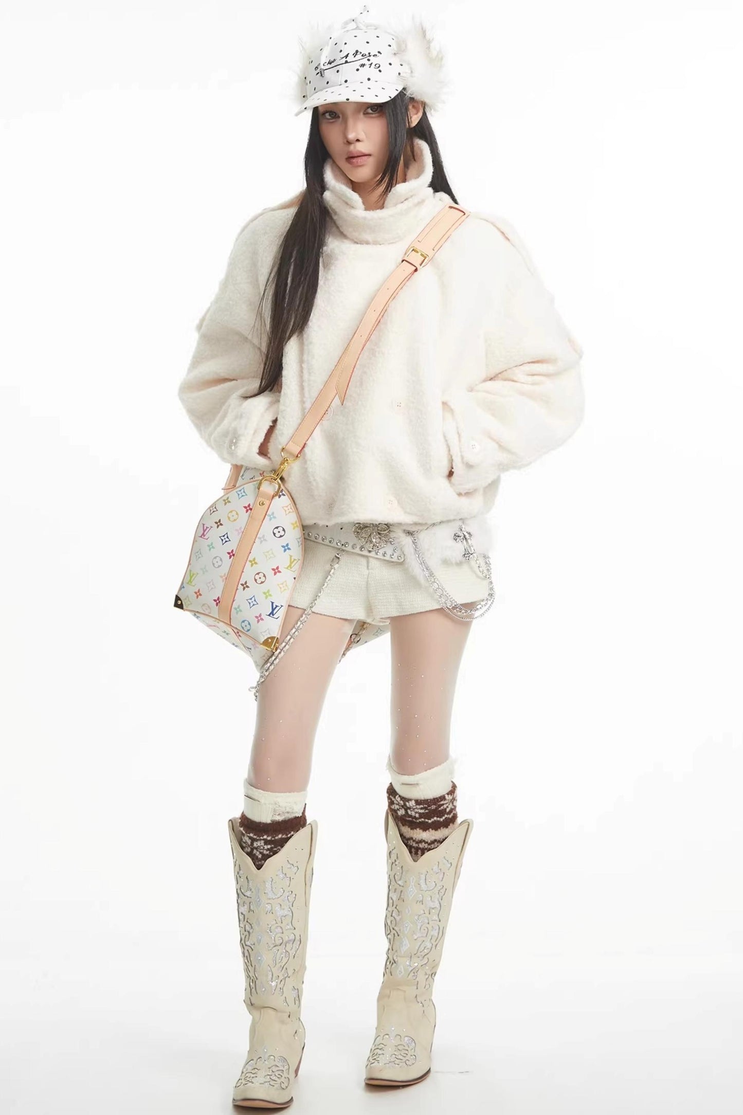 Retro Brown Woolen Coat