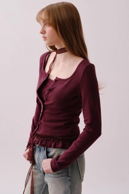 Retro Polka Dot Camisole Set-Up