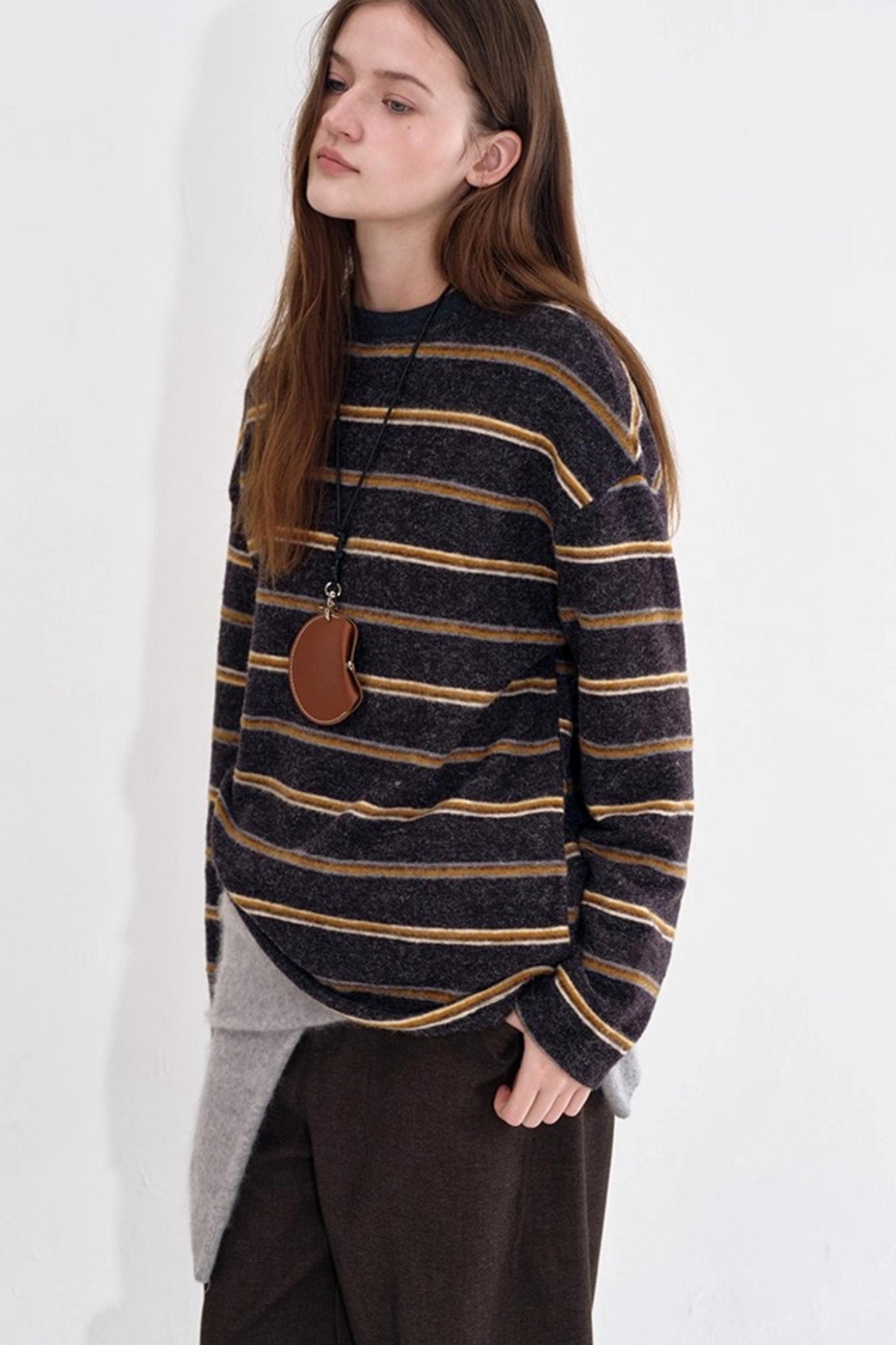 Retro Velvet-Feel Winter Sweater