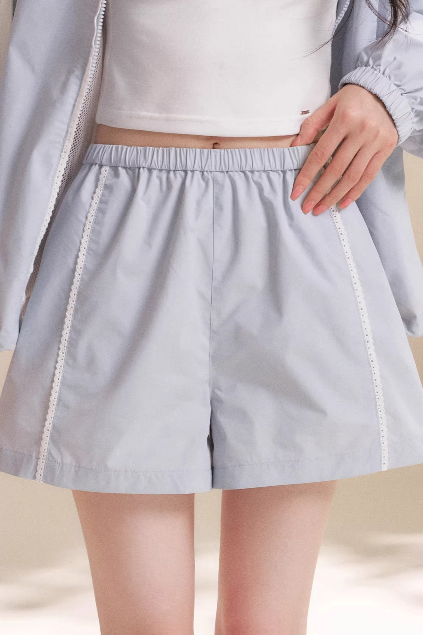 스포티크 레이스 후드 재킷 셋업
