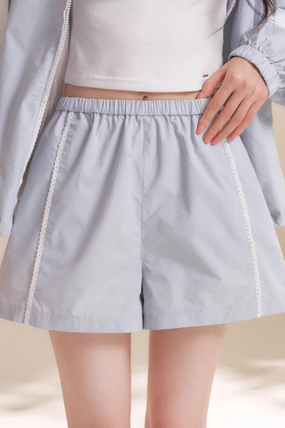 스포티크 레이스 후드 재킷 셋업