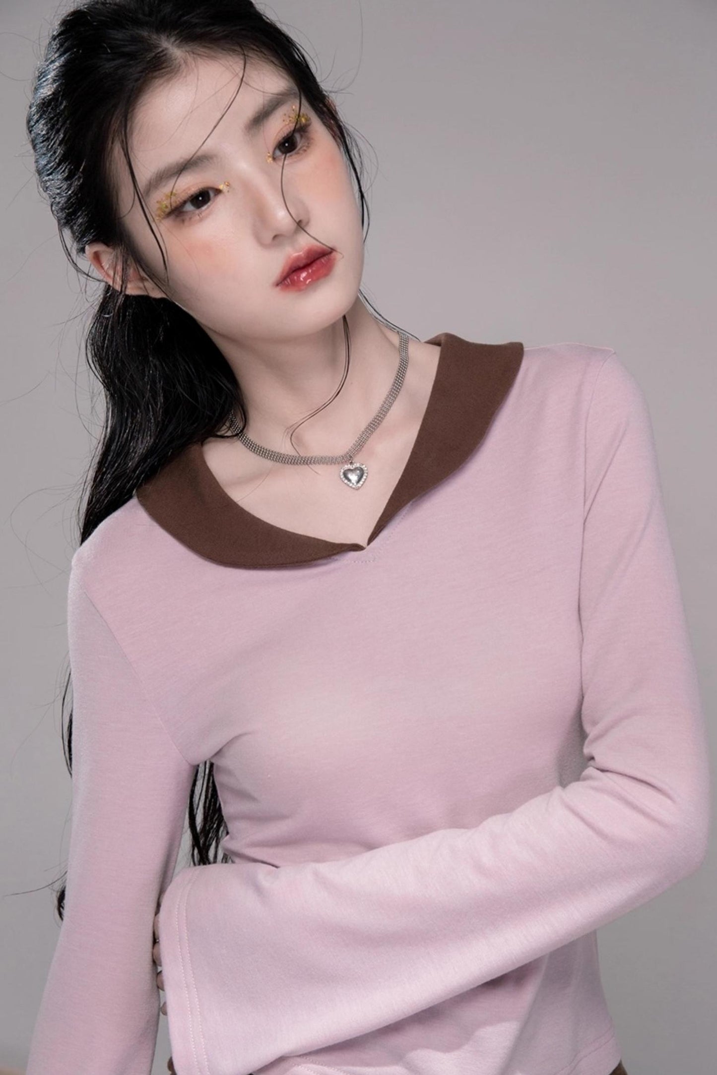 Glutinous Cinnamon Tea Powder Slim Knitwear