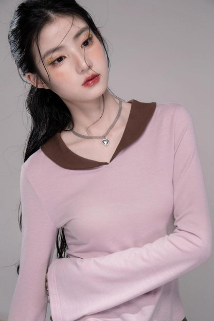 Glutinous Cinnamon Tea Powder Slim Knitwear