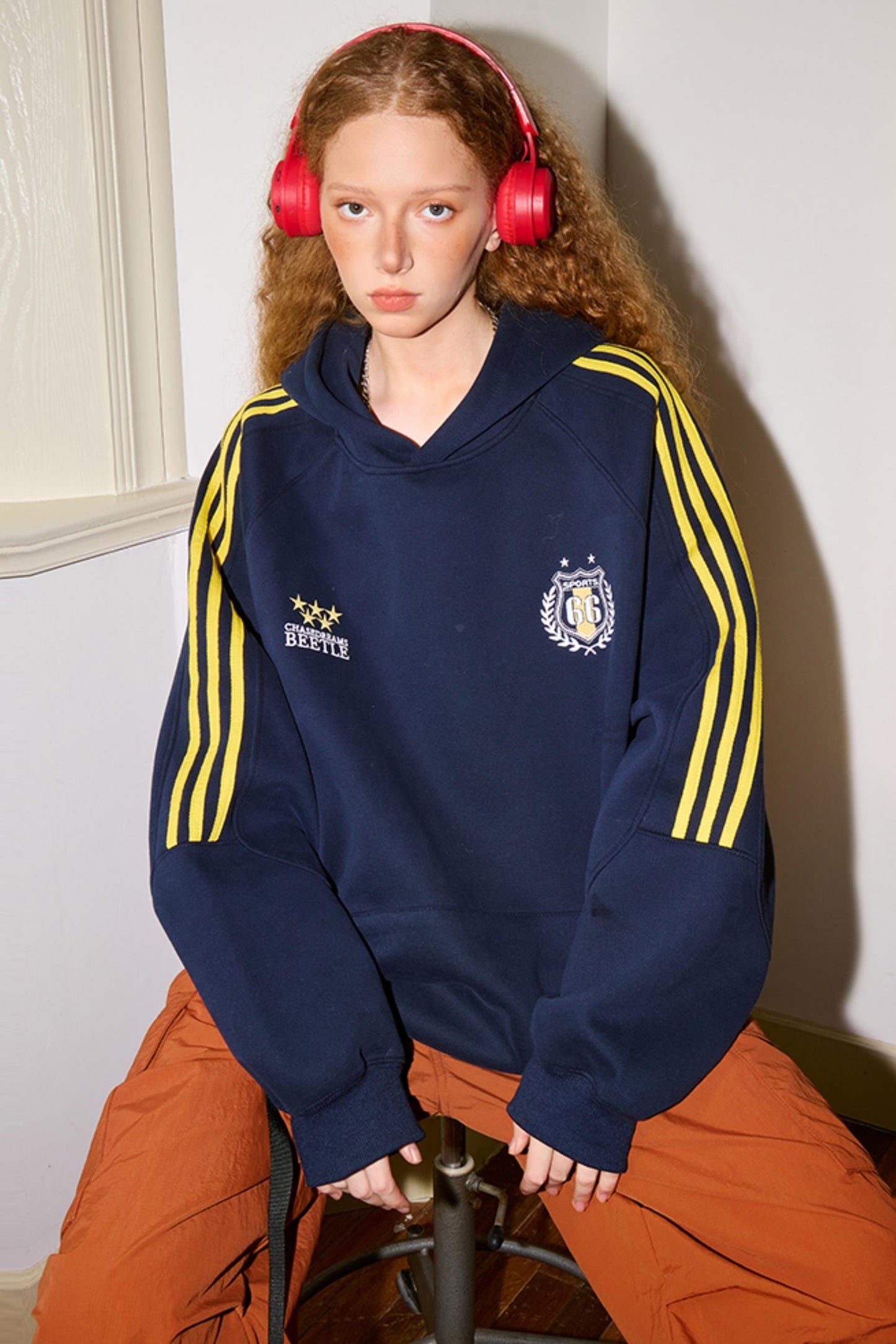 Loose Fit Hooded Top