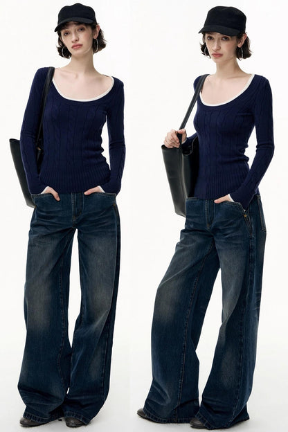 Salt Wool Crew Neck Sweater