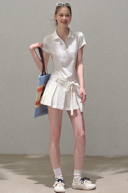 Cool Cotton Polo Skirt Set-Up