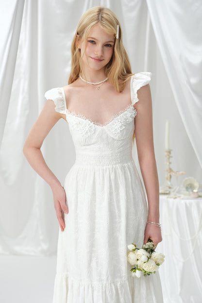 Summer Lace Halter Dress