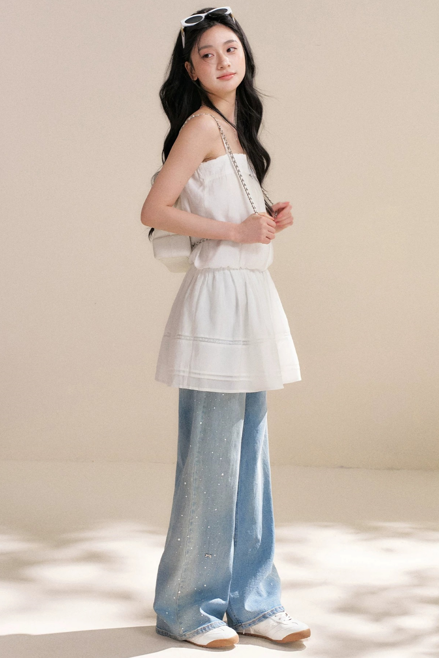 Tencel Lace Patchwork Dress