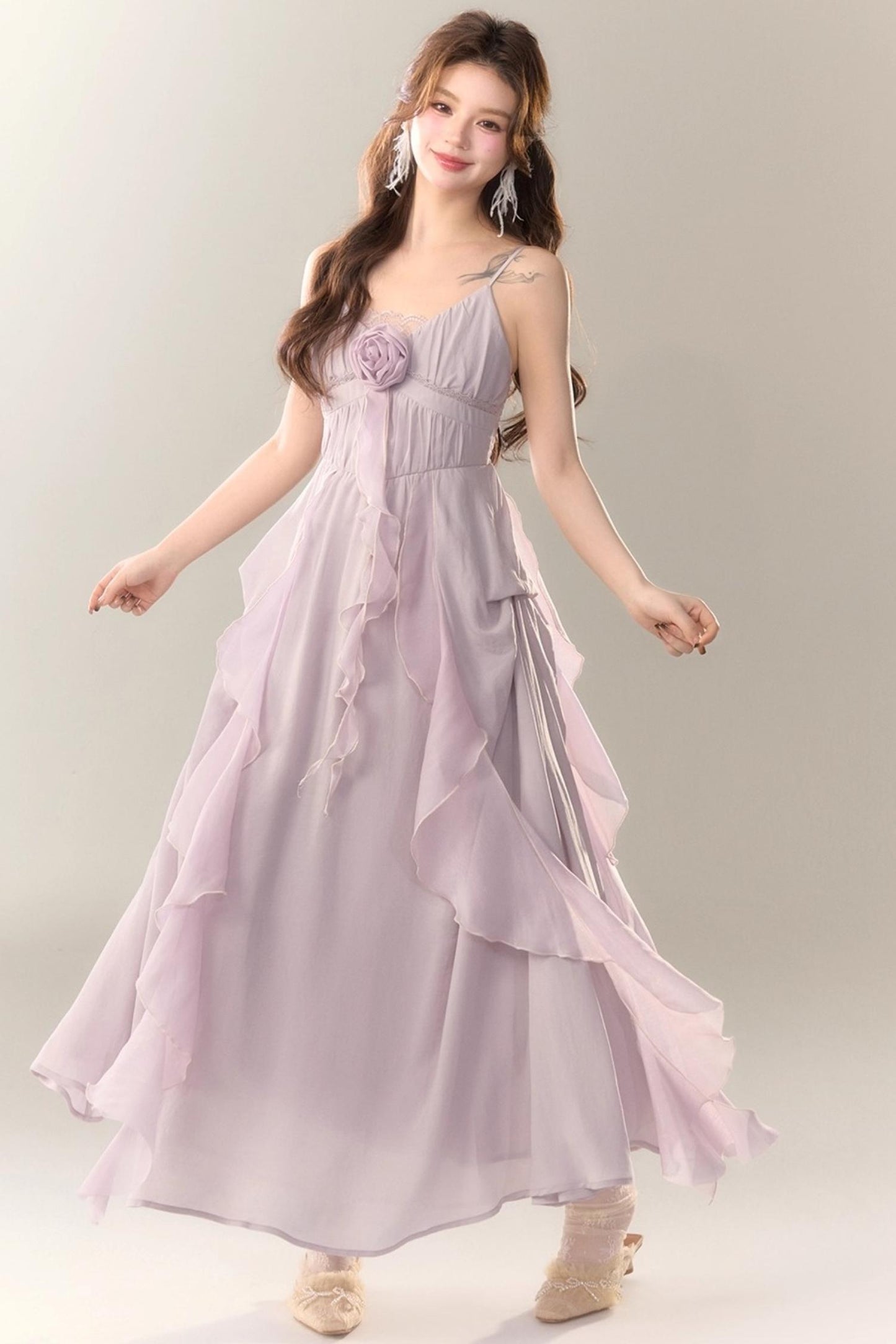 Manta Rose Suspender Dress