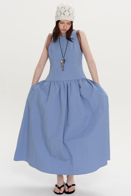 Roman Colorblock Yarn Dress