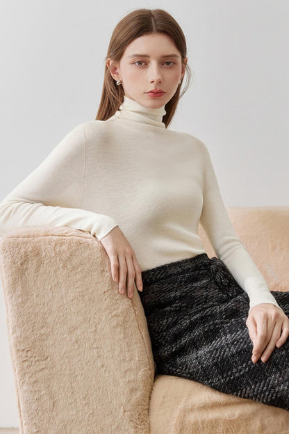 High Neck Knit Base Layer Sweater