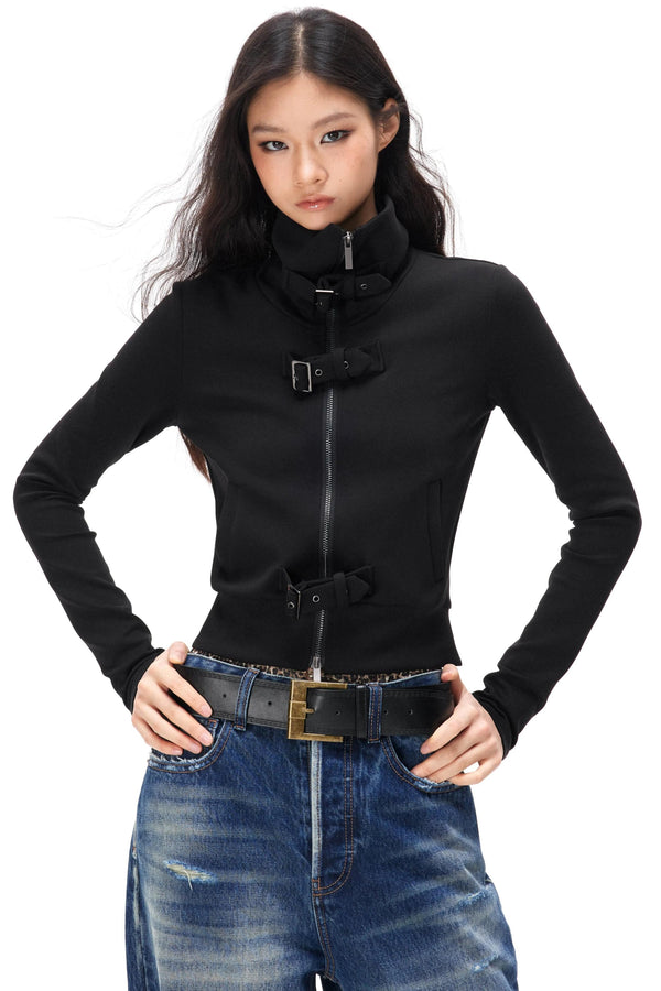 Cyberpunk Double-Zipper Jacket