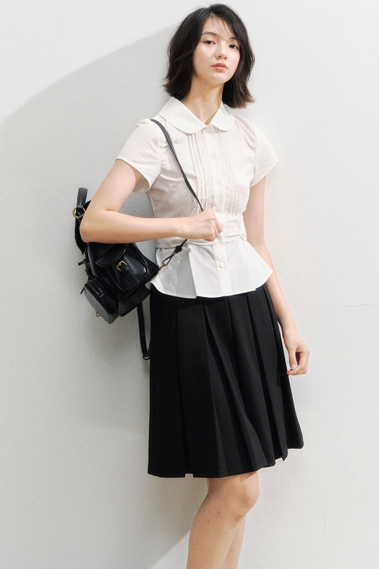 White Polka Dot Shirt