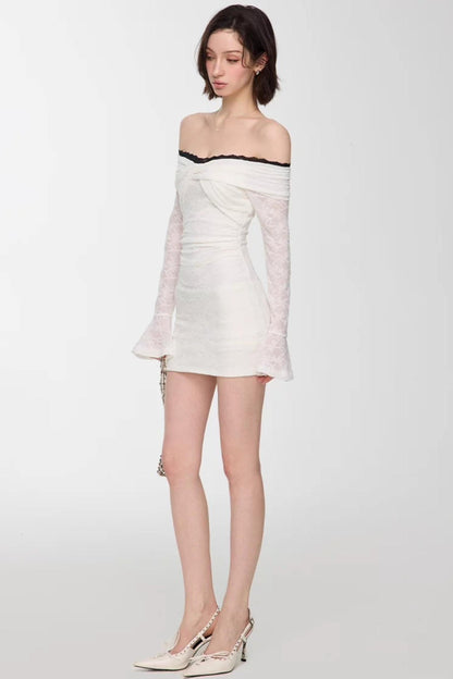 Spicy Twist One-Shoulder Dress