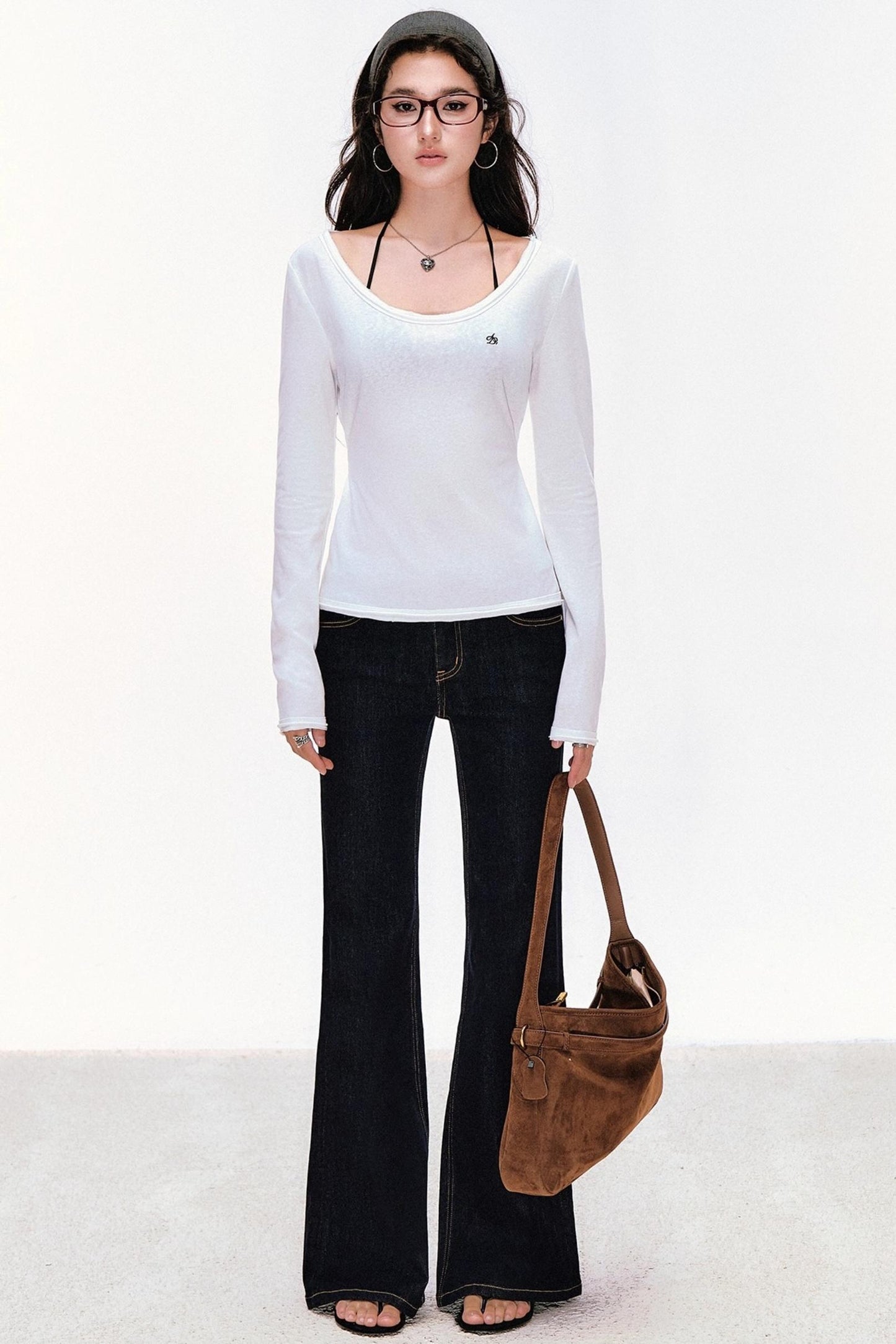 Slimming Base Long-Sleeved T-Shirt