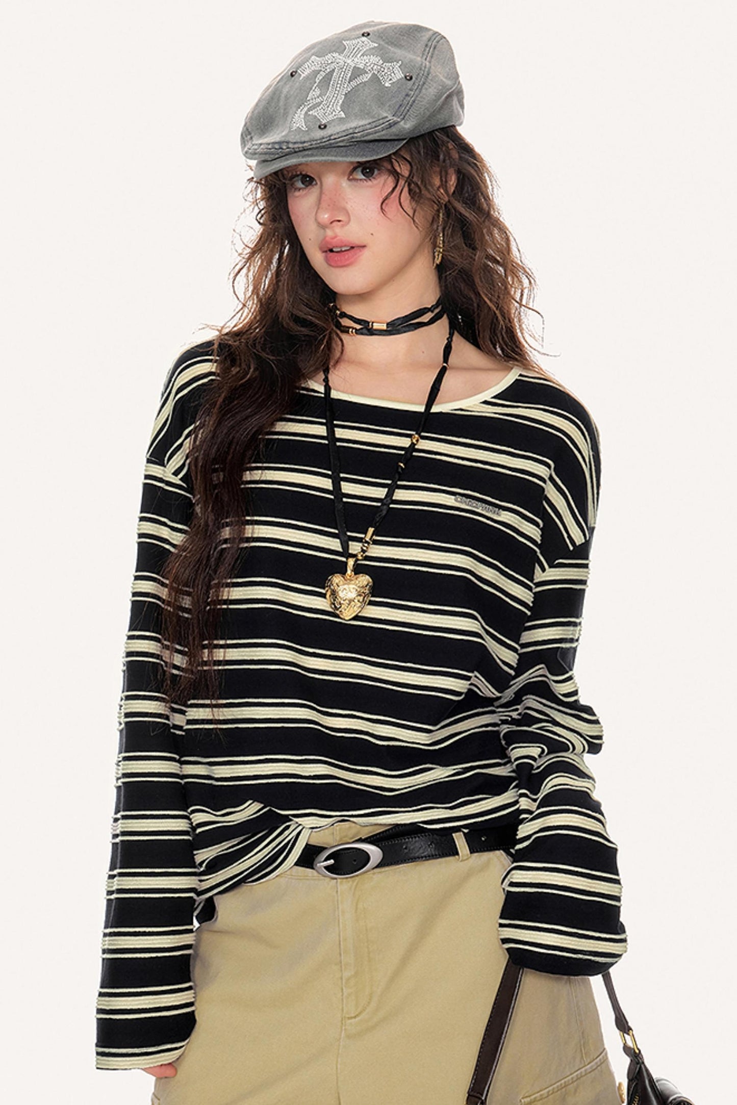 Striped Long Sleeve T-Shirt