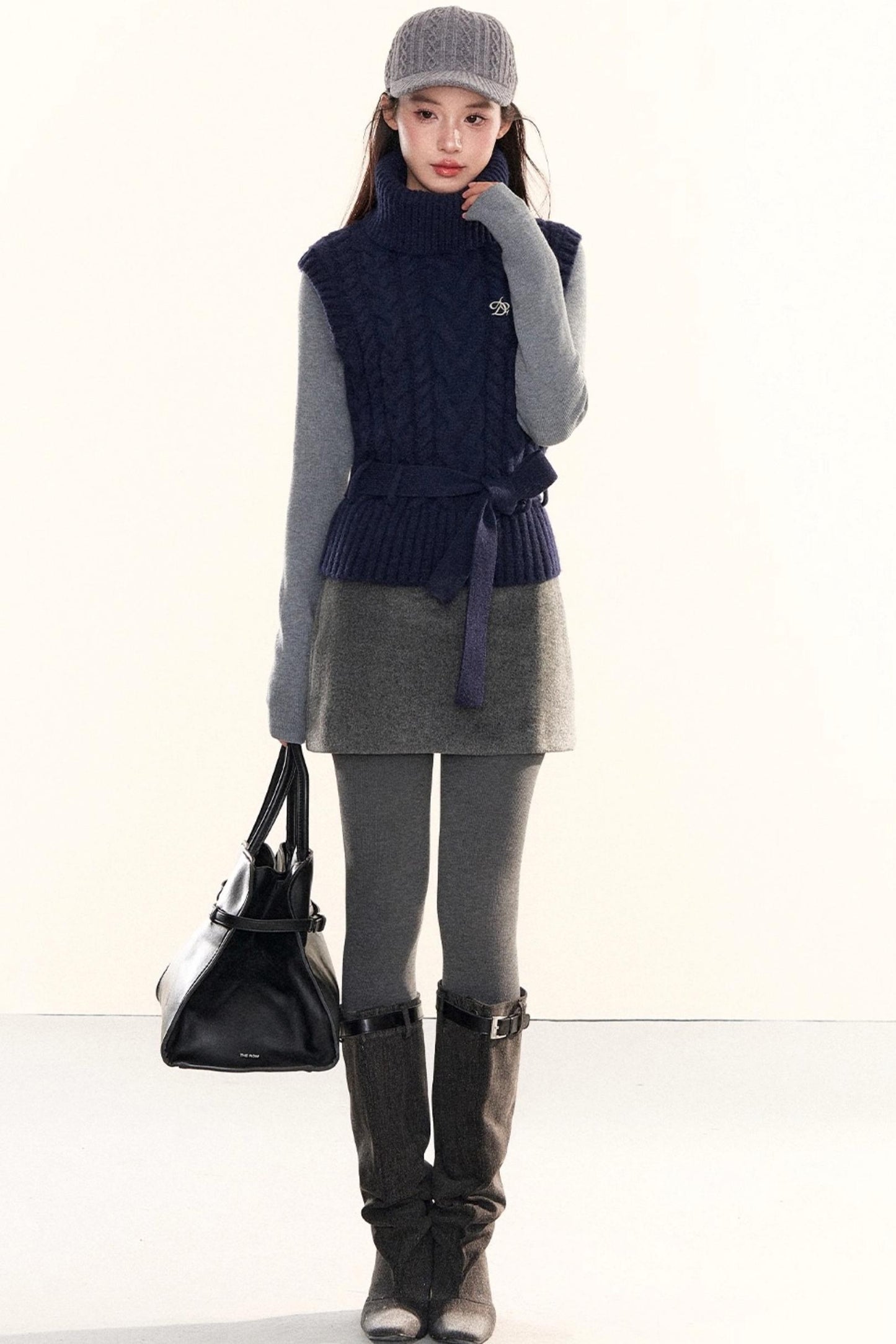 Vintage Cable Knit Vest