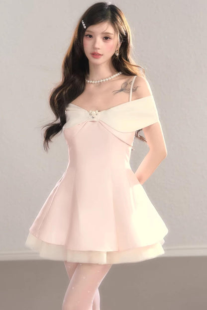 Off-Shoulder Bowknot Princess Dress