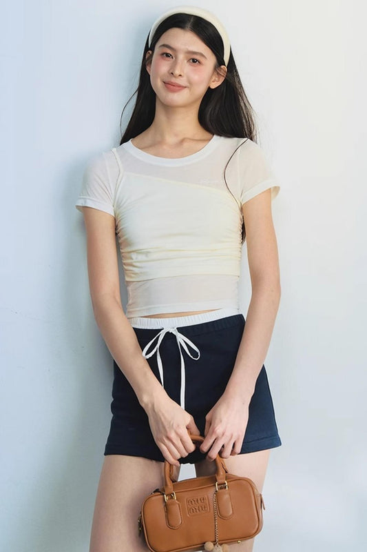 Dual-Patch Short Tee