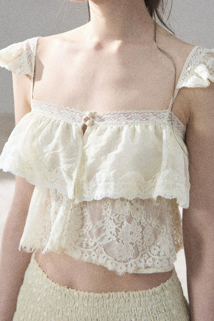 Misty Floral Lace Top