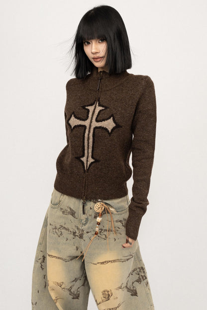 American Senior Knitted Sweater Top