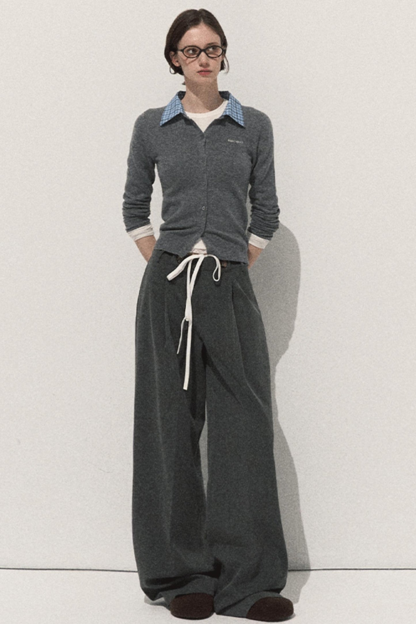 Slim Fit Wool Knit Top