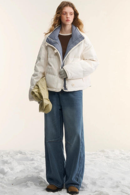 Blue Fleece-Lined Scimitar Pants