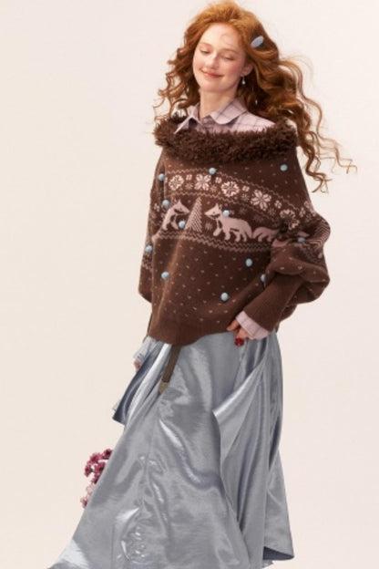 Fox Fair Island Knitted Sweater