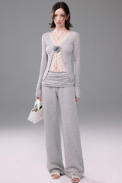 Fold-Over Waistband Pants