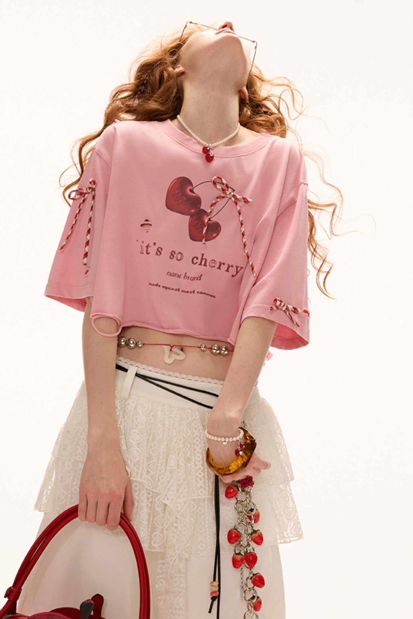 Cherry Bow Tee