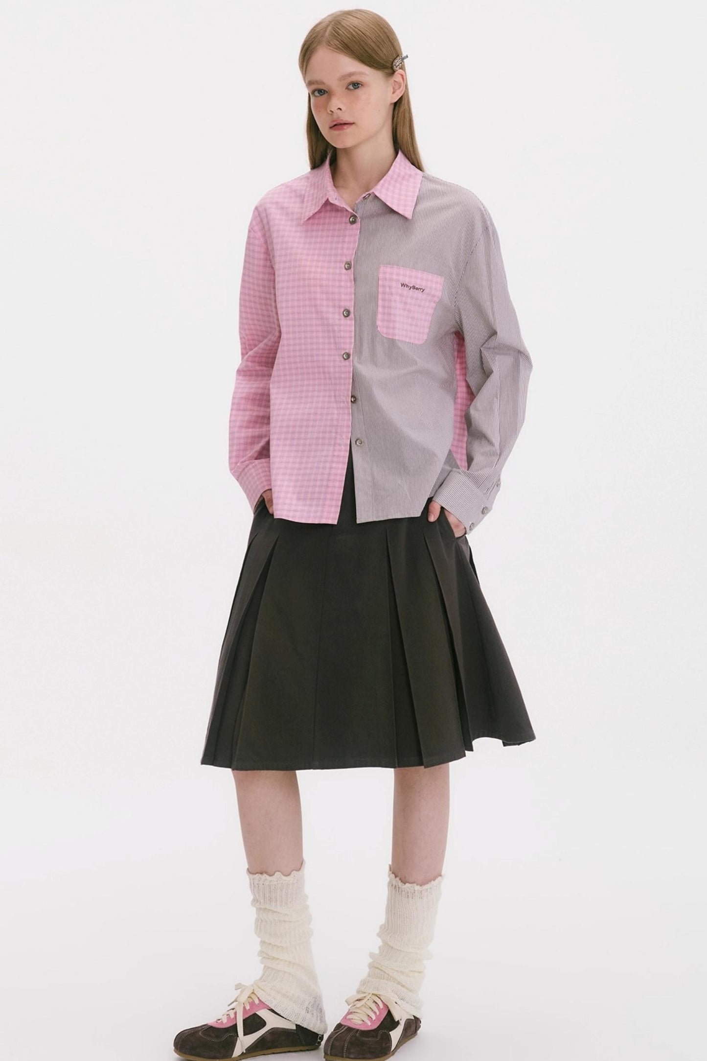 Casual Long Sleeve Check Shirt