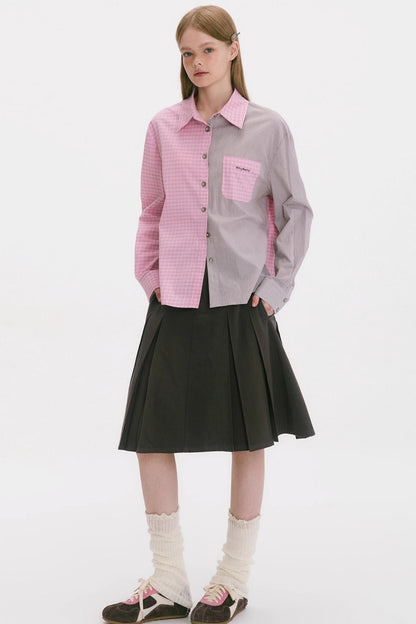 Casual Long Sleeve Check Shirt