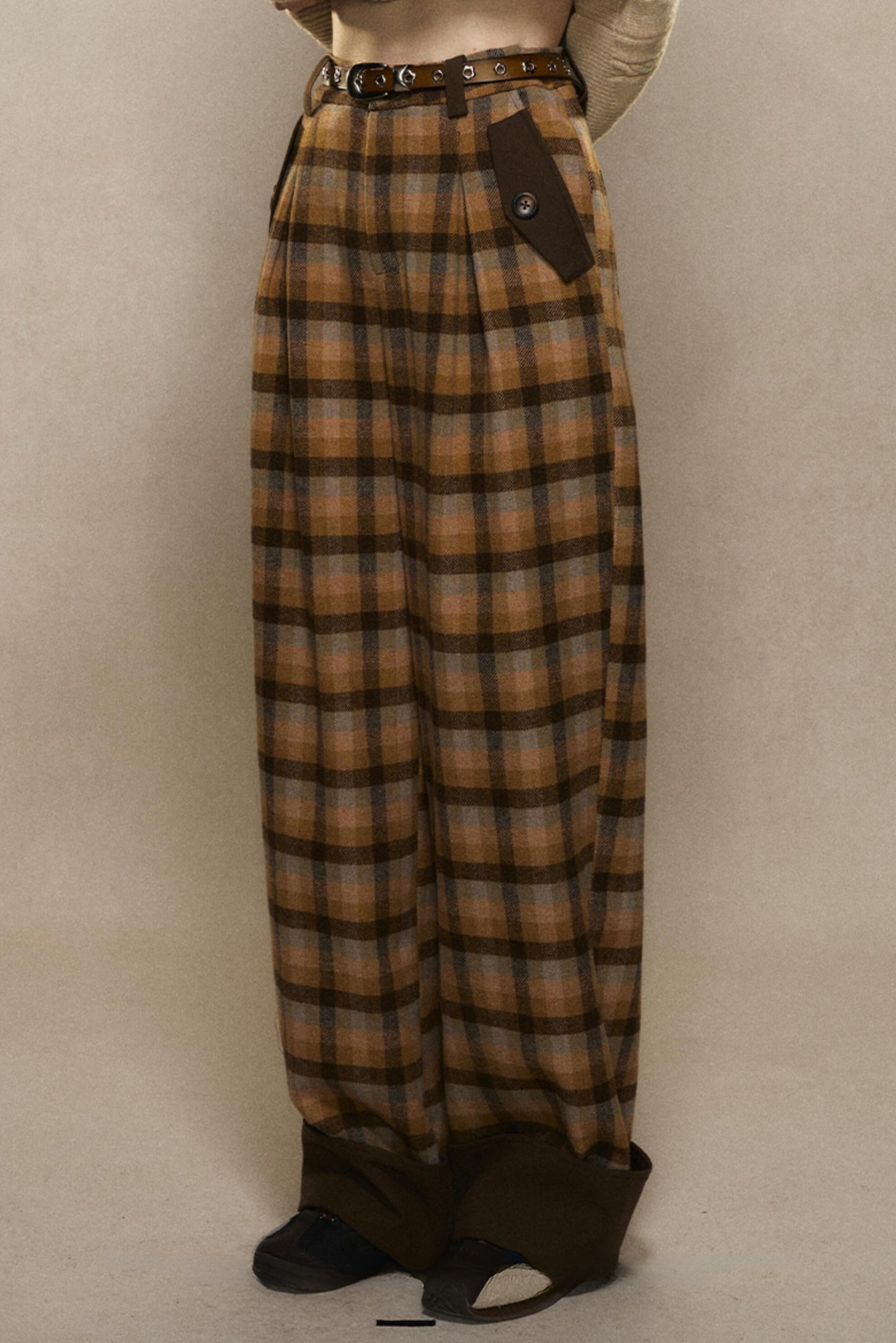 College Tweed Plaid Dress & Outer Set-Up