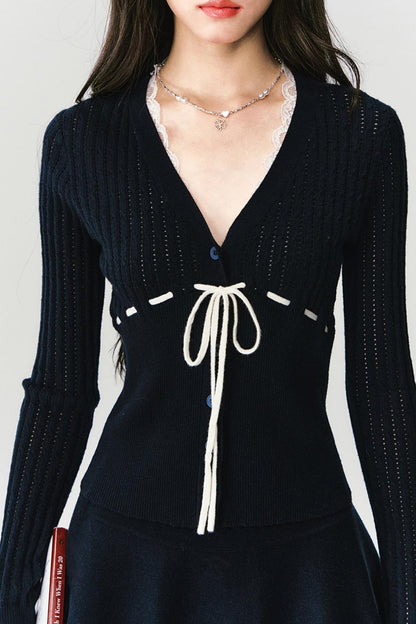 Pleated Knit Skirt & Top Set-Up